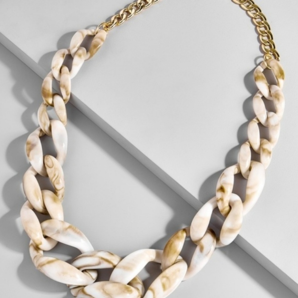 Bauble Bar Bone Links Necklace